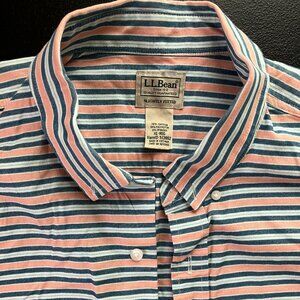 Men's L.L. Bean Striped Button Down - XL